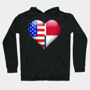 Half American Half Panamanian - Gift for Panamanian From Panama Hoodie